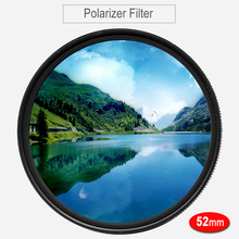 Круговой поляризационный фильтр CPL 52 мм, поляризационный фильтр для Nikon AF-S 18-55 мм, комплект линз D3200 D5500 D5000 D5300 D5200 D5100 D3100 2024 - купить недорого