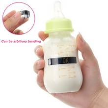 Infant Baby Milk Bottle Thermometer Kids Milk Bottle Temperature Test Paper Strip Sticker Temperature Measuring Card 10% off 2024 - купить недорого