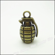 24pcs Vintage Charms Grenade Pendant Antique bronze Zinc Alloy Fit Bracelet Necklace DIY Metal Jewelry Findings 2024 - buy cheap