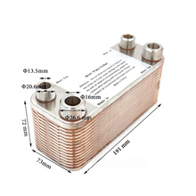 304 Stainless Steel Homebrew Beer Wort Plate Heat Exchanger 30 Plates Wort Chiller With 1/2" 3/4" Barb 2024 - buy cheap