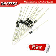 100pcs/lot IN5819 1N5819 DIP DO-41 1A 40V SCHOTTKY DIODE new original free shipping 2024 - buy cheap