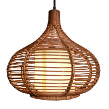 Rattan Dining Room Pendant Light Study New Modern Hanging lamp Southeast Asia Stylish Restaurant Droplights 2024 - buy cheap