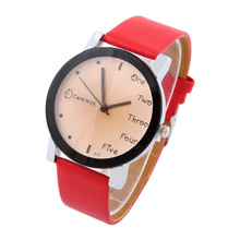 Card Nick Brand Wristwatch Unisex Fashion Quartz Watches Analog Casual Wristwatches Round PU Band 2024 - compre barato