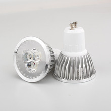 Светодиодный прожектор высокой мощности 3 Вт, Синяя светодиодная лампа GU10 для дома и сада, светодиодный офисный светильник, светодиодная точечная лампа 10 шт./лот 2024 - купить недорого