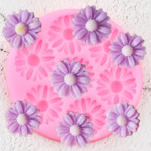 Daisy Flower Silicone Molds Cupcake Topper Fondant Mold Wedding Party Cake Decorating Tools Polymer Clay Candy Chocolate Moulds 2024 - buy cheap