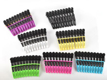 30pcs Plastic Hair Clip Hairdressing Clamps Claw Section Alligator Clips Barber For Salon Styling Hair Accessories Hairpin 2024 - buy cheap