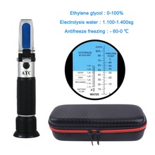 yieryi Ethylene glycol tool Electrolysis water meter antifreeze Freezing point Ice point concentration detector refractometer 2024 - buy cheap