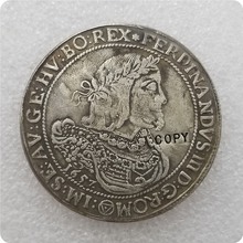 1652 Austria - Habsburg  1 Thaler - Ferdinand III (Vienna) Copy Coin 2024 - buy cheap