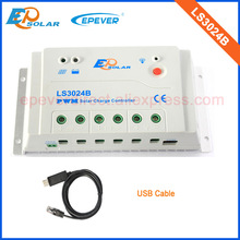 30A Solar pwm EPEVER charger controller EPsolar LS3024B 24V battery charging USB communication cable RS485 connect PC 2024 - buy cheap