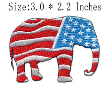 The elephant flag 3.0" wide embroidery patch  for stitch embroidery/kit broderie ruban/clothes icon 2024 - buy cheap