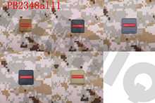 3D PVC patch 2 pieces The thin Red line flag Firdfighter 2024 - buy cheap