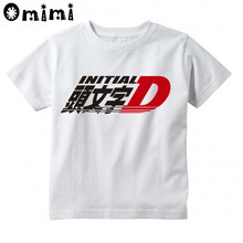 Boys/Girls Japanese Anime AE86 Initial D Homme Design T Shirt Kids Great Casual Short Sleeve Tops Children's Funny T-Shirt 2024 - buy cheap