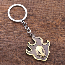 J Store Anime Bleach Kurosaki Ichigo False Fire Model Bronze Alloy Keychain Key Holder For Women Men Jewelry porte clef Chaveiro 2024 - buy cheap