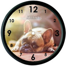 ARTBACK 5d diy diamond painting french bulldog wall clock full square / round drill 3d diamond mosaic kit 2024 - buy cheap