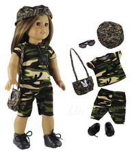 1 комплект Одежда для кукол наряд Одежда Обувь для 18 дюймов американская кукла много стилей на выбор A21 2024 - купить недорого