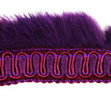 10 ярдов фиолетовые волосы кисточка бахрома обрезки Плетеный Gimp кружевной ткани ленты мотивы Аппликация Швейные принадлежности для одежды T1815 2024 - купить недорого