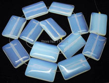 20x30mm White Opal Rectangle Loose Beads 15",we provide mixed wholesale for all items ,please contact us ! 2024 - buy cheap