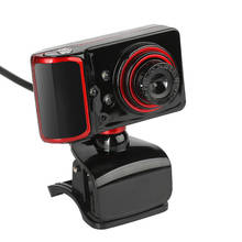 Высокое разрешение S10 16M Pixel HD 640*480 3 светодиодный вращающийся веб-камера USB камера с микрофоном Микрофон веб-камера для ПК ноутбук компьютер 2024 - купить недорого