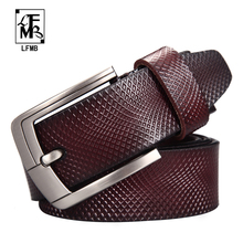 LFMB-Cinturón de diseñador de cuero genuino para Hombre, Cinturones de lujo de alta calidad, envío gratis 2024 - compra barato