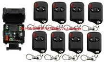 Sistema de interruptor de controle remoto sem fio ac220v 1ch, telescópico, 1 * receptor + 8 * olho de gato, transmissores para eletrodomésticos, porta de garagem