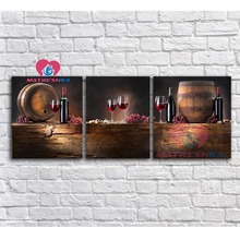 Diamond embroidery wine Diamond painting full square triptych Pictures of crystals hobby crafts Modular pictures Mosaic drawings 2024 - buy cheap