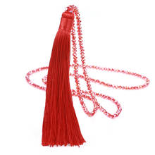 LOVBEAFAS Bohemian Long Tassel Pendant Necklace Women 2020 Fashion Brand Jewelry Fringe Crystal Beads Collier Necklace Bijoux 2024 - buy cheap