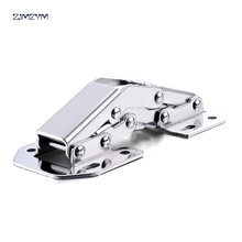 1pc 3 Inch No-Drilling Hole Cabinet Hinge Bridge Shaped Spring Frog Hinge Full Overlay Cupboard Door Furniture Hinges 78*33mm 2024 - buy cheap