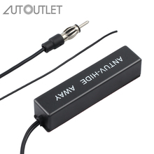 Autooutlet-Kit Universal de antena amplificada oculta para coche, Radio Estéreo electrónica AM/FM para la mayoría de vehículos, camiones, motocicletas y barcos 2024 - compra barato