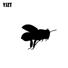 YJZT-calcomanía de vinilo para coche, pegatina de 14,2 CM x 10CM, deslumbrante, encantadora sombra de abeja de miel, delicado, C19-1337 negro/plateado 2024 - compra barato