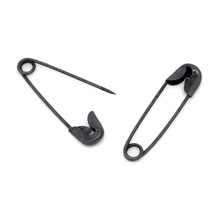 DoreenBeads 500 Black Safety Pins Findings 20x5mm (B14857) 2024 - buy cheap