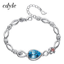 Cdyle Embellished with crystal Bangles Women Bangle Austrian Rhinestone Paved Bracelets Women Fashion Jewelry 2024 - buy cheap