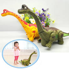 Электрические игрушки динозавра для прогулок, светящиеся динозавры со звуком, модель животных, игрушки для детей, детские интерактивные игрушки, подарок 1 шт. 2024 - купить недорого