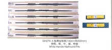 Diy 12pcs a set white handle halfround file 140mm jewelry files goldsmith Tools 2024 - buy cheap