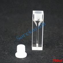 700ul 10mm Path Length Micro JGS1 Quartz Cuvette Cell With Stopper 2024 - buy cheap