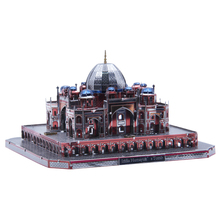 Microworld 3D metal puzzle Mausoleum of Humayun building Model DIY Laser Cut Jigsaw Model gift  Educational Toys Desktop decor 2024 - buy cheap