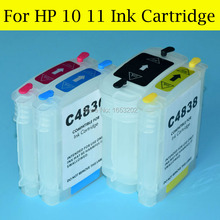 Cartucho de tinta vacío para impresora HP 10, 11, con Chip ARC, para HP Bussiness Inkjet 1000, 1100d, 1200, 2000C/CN, 2230, 2300, 4 unids/lote 2024 - compra barato