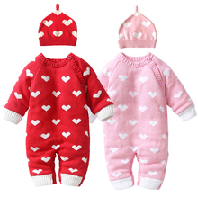 new born baby clothes new year costume for girl newborn romper for baby girl winter romper with and without hat  Single-breasted 2024 - buy cheap