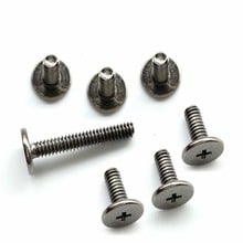 100pcs M2 Carbon steel Black nickel CM thin side head screws flat screw 5mm Heads diameter 2mm-12mm length 2024 - buy cheap