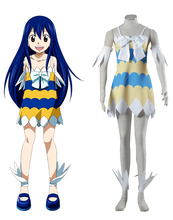 Halloween Harajuku Japanese Anime Fairy Tail cosplay Wendy Marvell cartoon girls female sweet daily dress costumes size 2XS-3XL 2024 - buy cheap