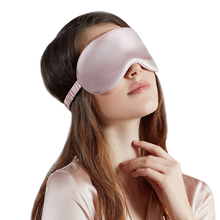 Máscara de olho de seda 3d de dupla face, 2 cores, de luxo, macio, viagem, relaxamento, sombreamento, óculos de dormir, respirável, máscara de proteção para os olhos 2024 - compre barato
