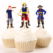 pirates cupcake toppers party kids baby bridal shower birthday oceab wedding food picks treat toothpicks 2024 - buy cheap