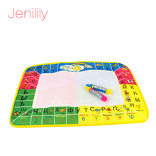 Russian Letter Magic Water Drawing Board Coloring Doodle Mat with Magic Pen Painting Learning Educational Toys Children Creation 2024 - buy cheap