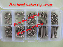 120pcs/box M2.5 Screw/ Nut Hex Socket Head Cap Screw / Hex Nut A2-70 SS304 DIN912 Accesories Kits M2.5X4/5/6/8/10//12/16/20/25mm 2024 - buy cheap
