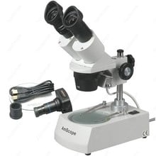 Frente Frente Microscópio Estéreo Microscópio Estéreo... AmScope Suprimentos 20X-40X-80X + 3MP Câmera Digital 2024 - compre barato