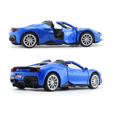 Race Car Simulation Model Car Children's Acoustic Optical Toy Car Metal Convertible J50 Alloy Sports Car Toy 1:32 Gift for Boy 2024 - buy cheap