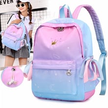 2019 New Crown Women Shoulder Bag Leisure Best Travel Backpack Female Printing Waterproof School Knapsack mochila Bagpack Pack 2024 - buy cheap