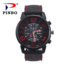 Zegarki Meskie New fashion men's watch casual silicone men's quartz watches men's outdoor sports wristwatch Reloj Hombre 2024 - buy cheap