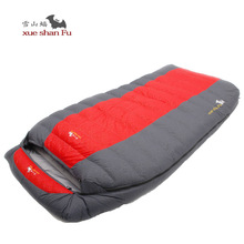 Xueshanfu Double Person 5500G/6000G Duck Down Filling Professional Super Warm Waterproof Comfortable Sleeping Bag Lazy Bag 2024 - buy cheap