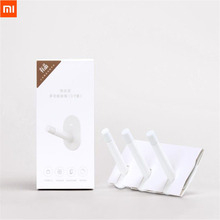 3PCS Xiaomi Mijia HL Little Adhesive Multi-function Hooks Wall Mop Hook Strong Bathroom bedroom Kitchen Wall Hooks 3kg max Load 2024 - buy cheap