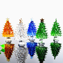 Crystal Christmas Tree Star Figurines Paperweight Crafts Art&Collection Table Car Ornaments Souvenir Home Decor Wedding Gifts 2024 - buy cheap